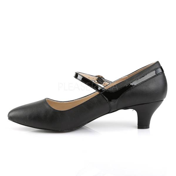Mary Jane Pumps FAB-425 schwarz