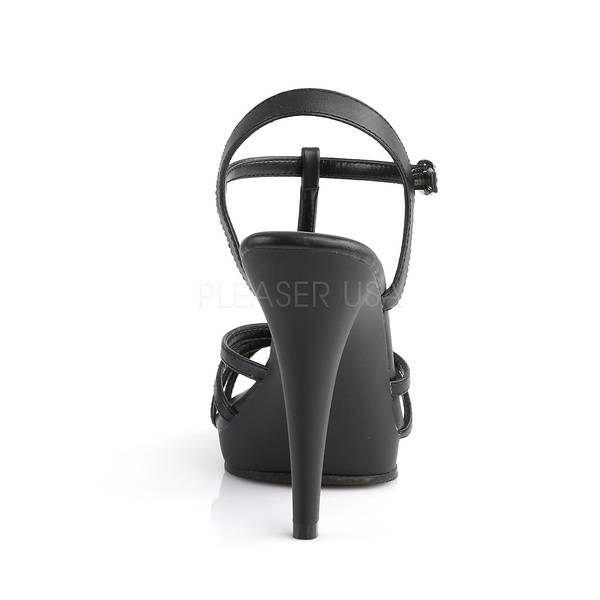 T-Riemchen Sandalette FLAIR-420 Kunstleder schwarz