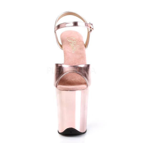 Extreme Plateau Sandalette FLAMINGO-809 rose / gold
