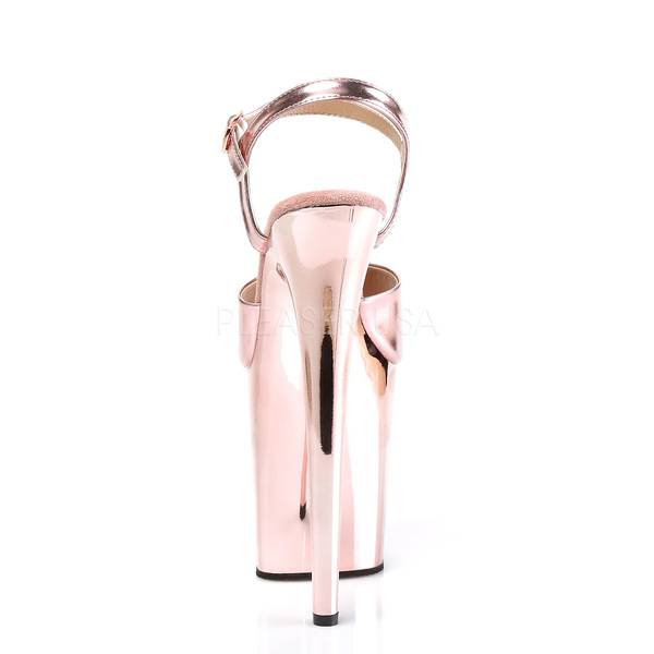Extreme Plateau Sandalette FLAMINGO-809 rose / gold
