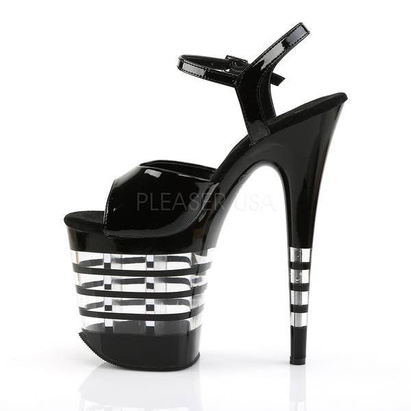 High Heel Sandalette FLAMINGO-809LN Lack schwarz