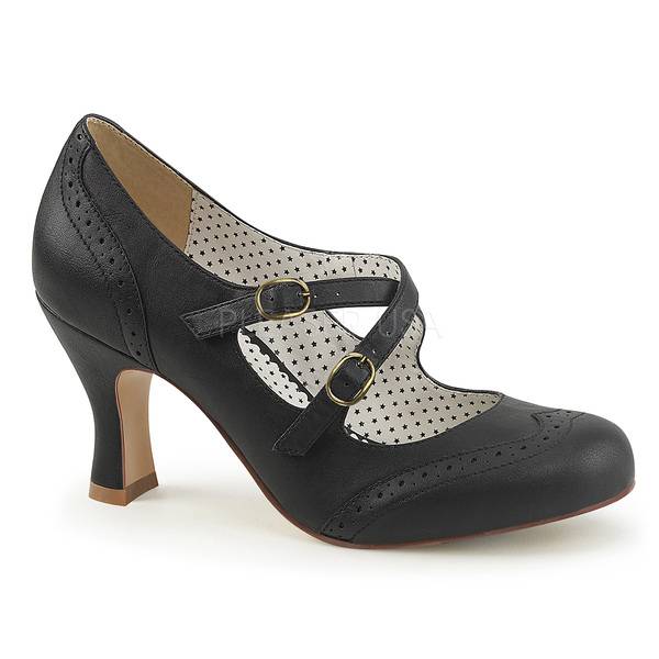 Mary Jane Pumps FLAPPER-35 schwarz