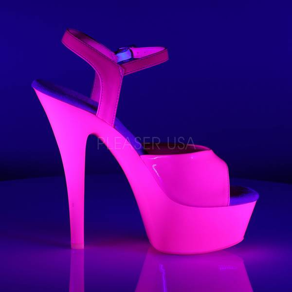 Neon Plateau Sandalette KISS-209UV pink
