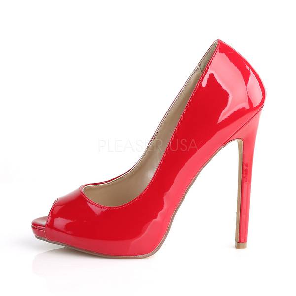 Peep Toe Pump SEXY-42 rot