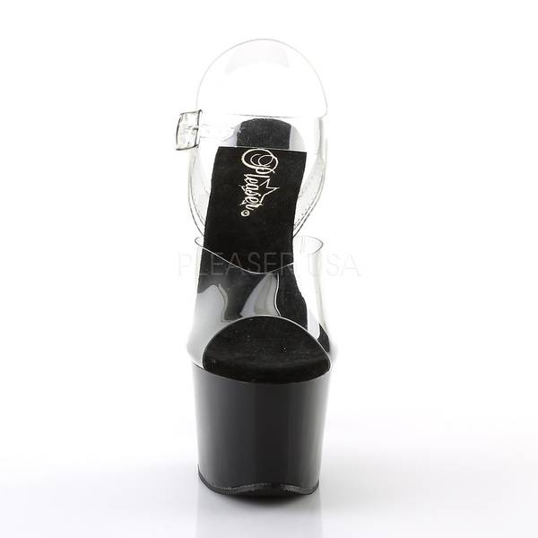 Plateau Sandaletten SKY-308 schwarz