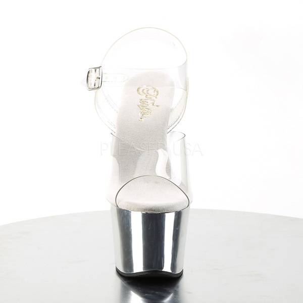 Plateau Sandaletten SKY-308 silber