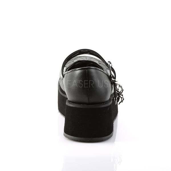 Mary Jane Retro mit Spinnenanhänger und Kreuzdetail SPRITE-05