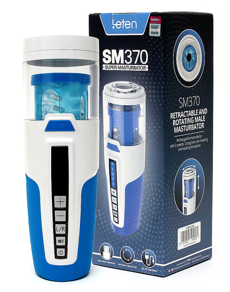 Masturbator mit Stoß- und Drehbewegung Leten SM 370
