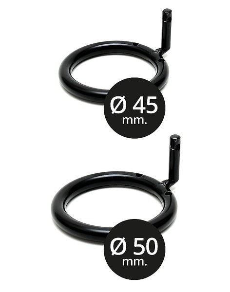 Schwarzer Peniskäfig aus Metall