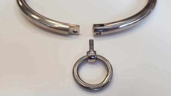 Edelstahl Halsreif der O