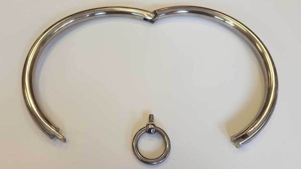 Edelstahl Halsreif der O