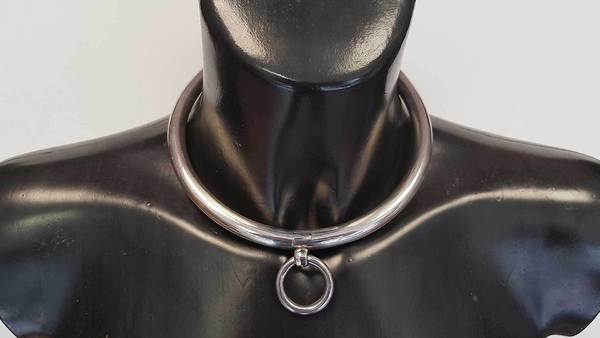 Edelstahl Halsreif der O