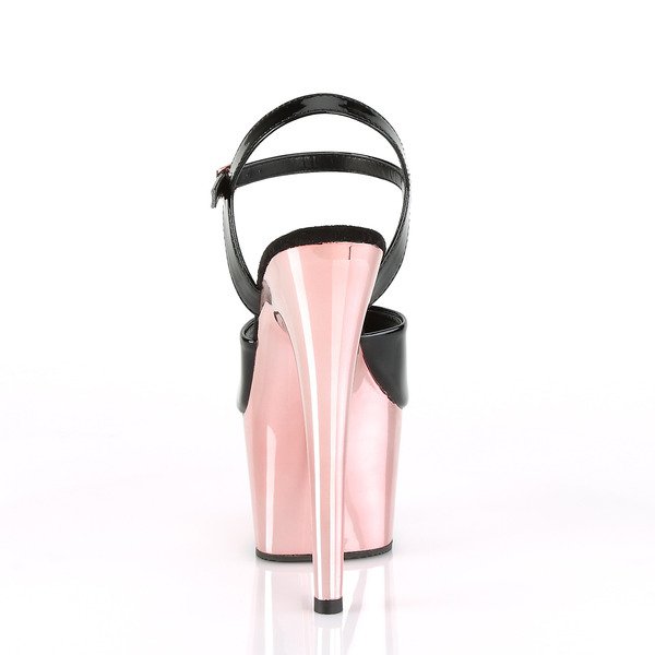 Plateau Ankle Strap Sandale ADORE-709 schwarz / rose