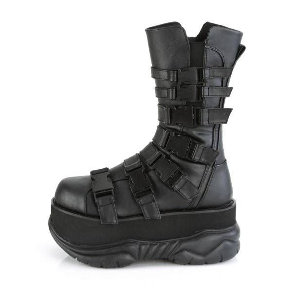 Schnürstiefel NEPTUNE-210 Kunstleder schwarz