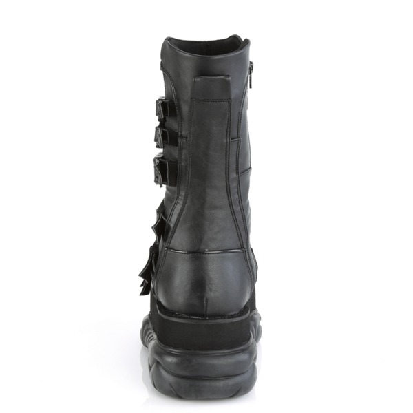 Schnürstiefel NEPTUNE-210 Kunstleder schwarz