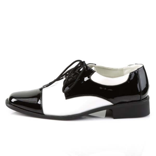 Disco Schuhe für Männer DISCO-18 schwarz / weiß