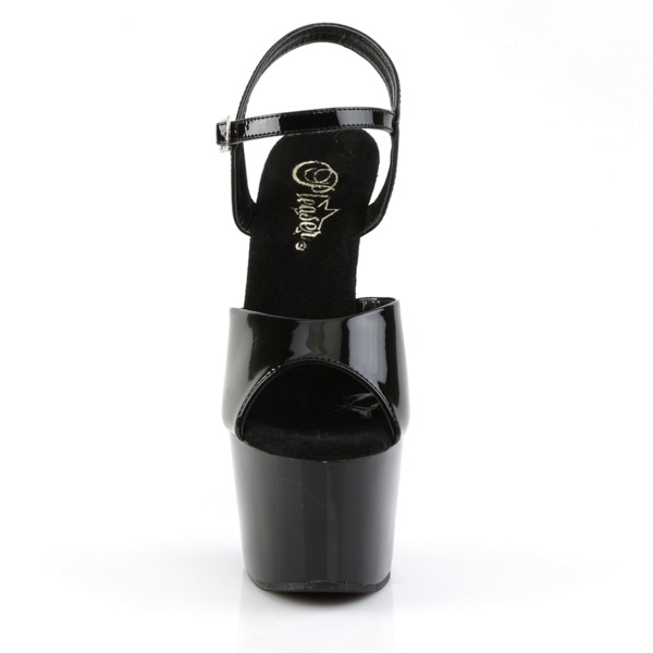 Plateau Lack Sandalette ADORE-709 schwarz