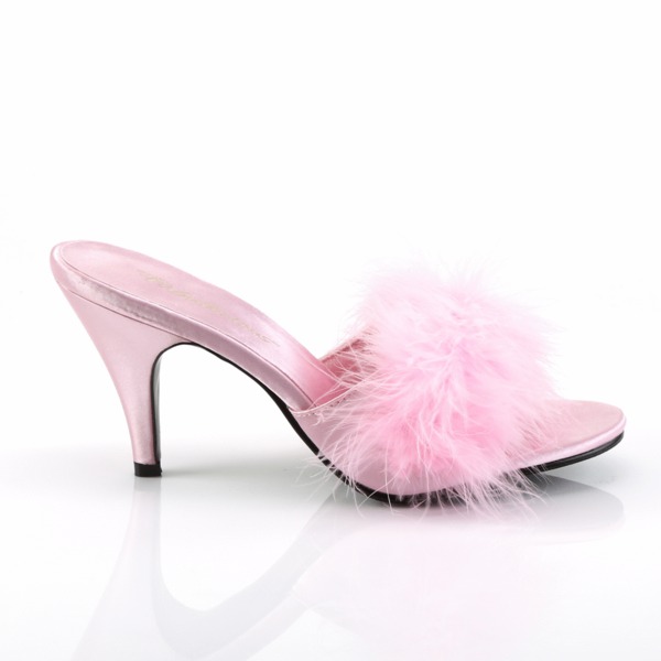 Marabou Pantolette AMOUR-03 rosa