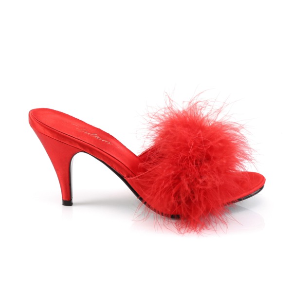 Marabou Pantolette AMOUR-03 rot