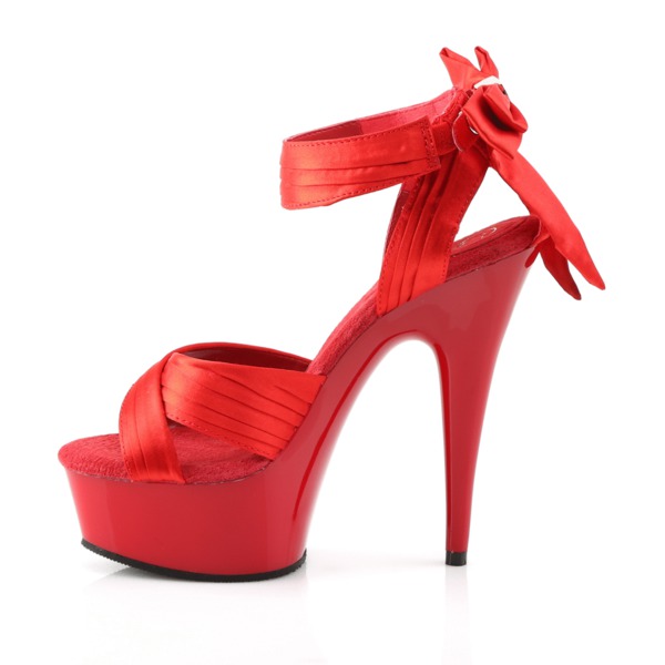 Plateau Sandalette DELIGHT-668 rot