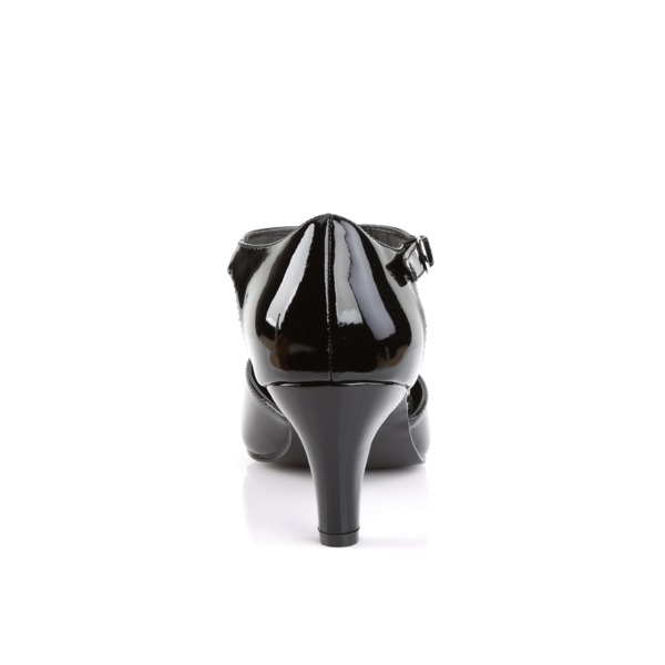 D'Orsay Pumps mit T-Riemchen DIVINE-415 Lack schwarz