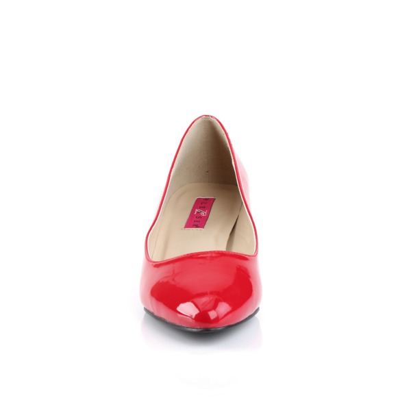 Klassische Low Heel Pumps FAB-420 rot