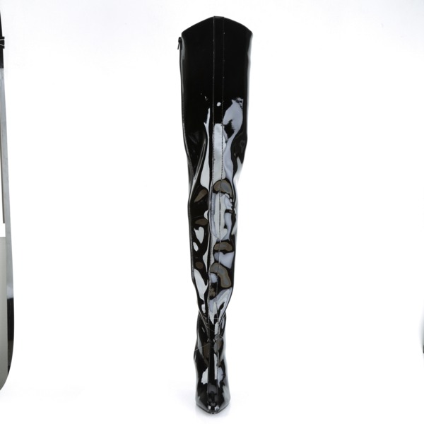 Overknee Stiefel schwarz mit Stilettoabsatz