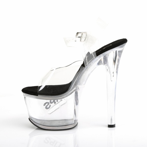 Knöchelriemen Sandalette TIPJAR-708-5 transparent