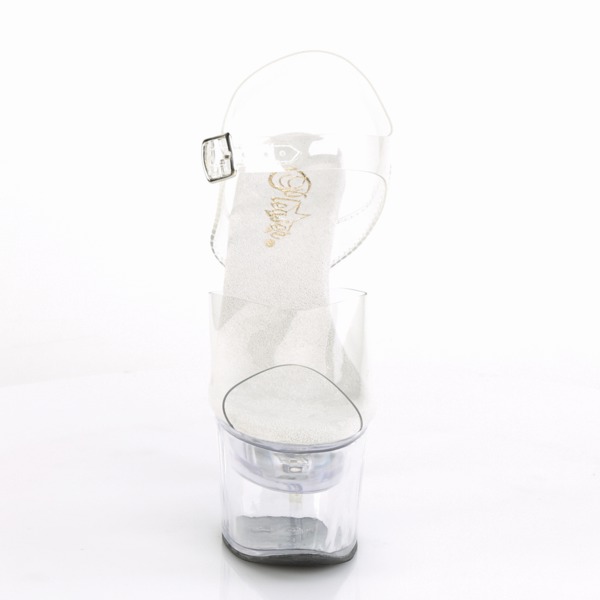 Sandaletten High Heels mit Knöchelriemen und Plateau FLASHDANCE-708