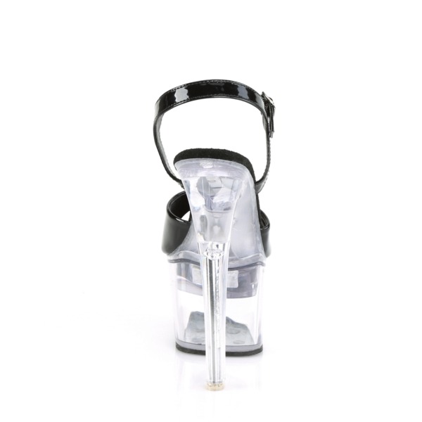 Sandaletten High Heels mit Knöchelriemen und Plateau FLASHDANCE-709