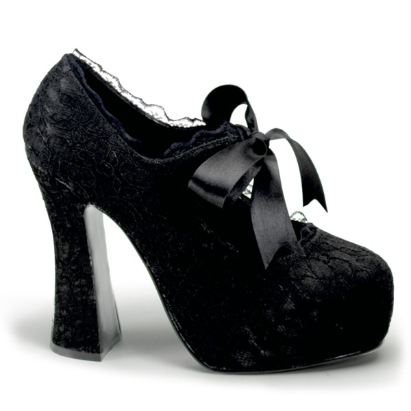 Plateau Mary Jane Pump DEMON-11 schwarz