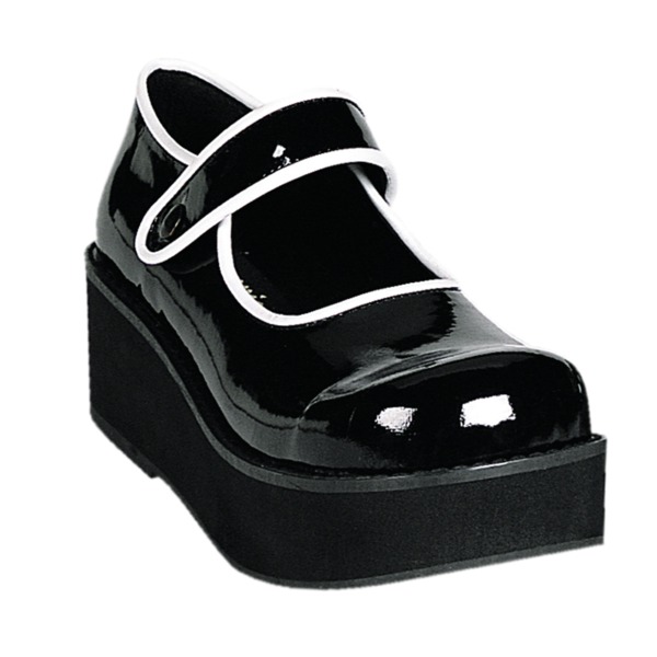 Goth Punk Lolita Kawaii Pumps SPRITE-01 schwarz