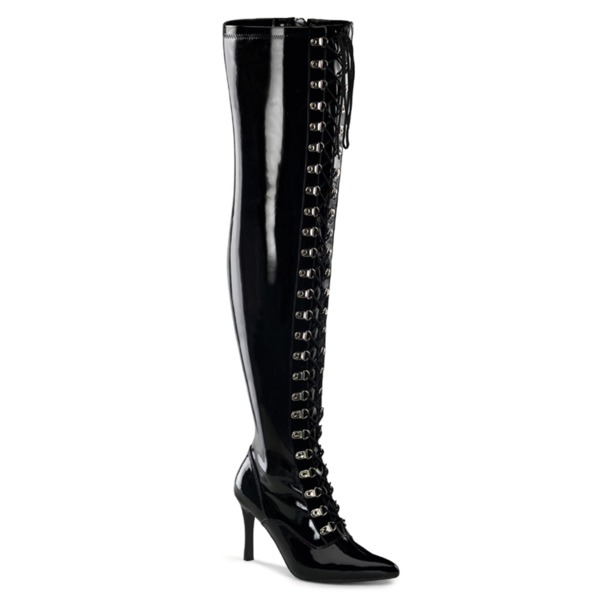 Overknee Plateau Stiefel DOMINATRIX-3024X