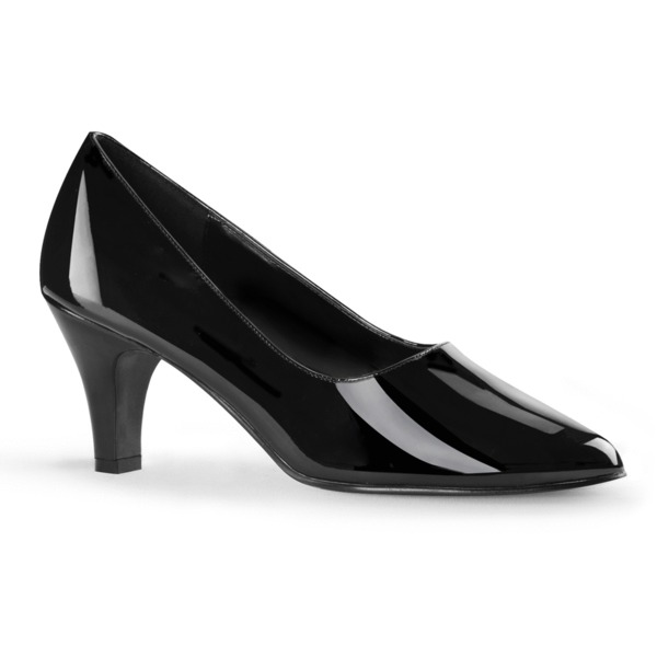 Low Heel Pumps DIVINE-420 Lack schwarz
