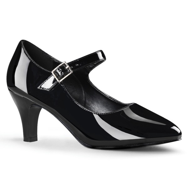 Mary Jane Pumps DIVINE-440 Lack schwarz