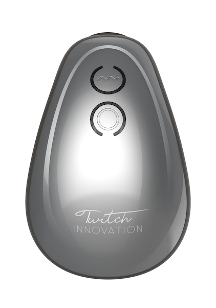 Freihand Saug & Vibrations Spielzeug Twitch - Silber