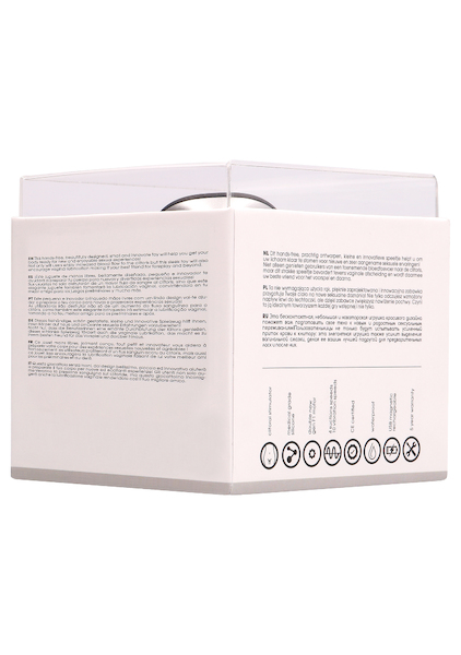 Freihand Saug & Vibrations Spielzeug Twitch - Silber