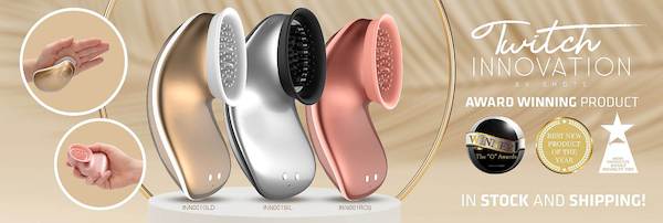 Freihand Saug & Vibrations Spielzeug Twitch - Gold 