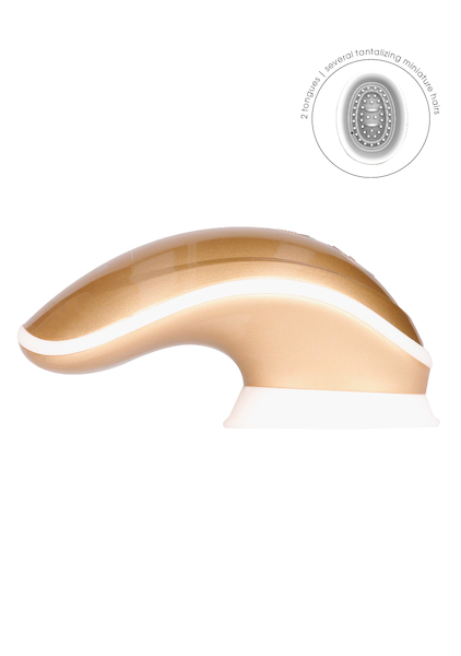 Freihand Saug & Vibrations Spielzeug Twitch - Gold 