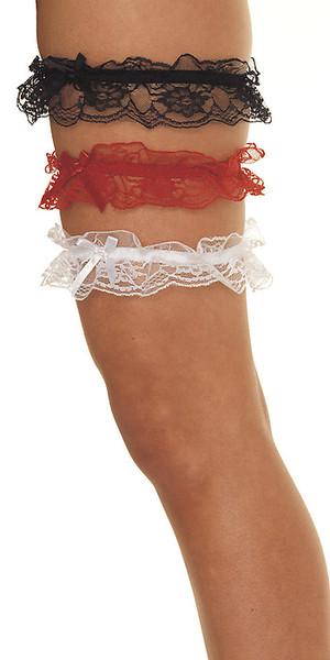 Strumpfband schwarz, 2 St.