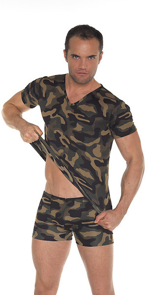 Short & Shirt Army-Muster