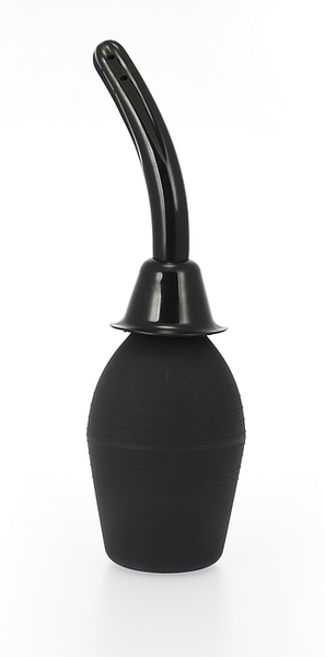 Gummi-Intim-Spüler schwarz