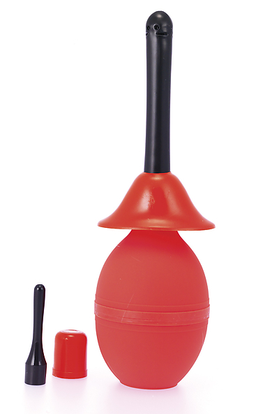 Kunststoff-Intim-Spüler rot