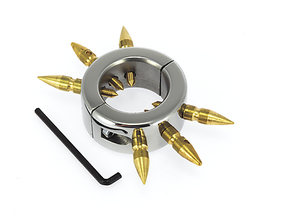 Hodenring Metall mit Dornen