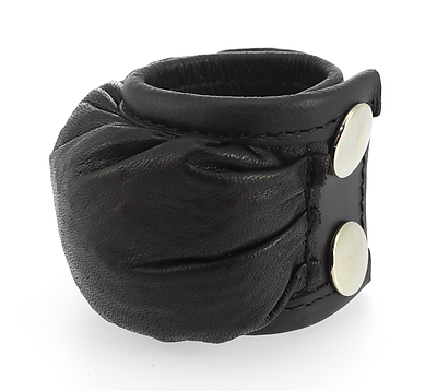 Hodenring Leder schwarz