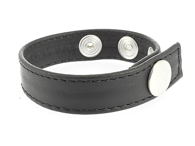 Penisriemen Leder schwarz