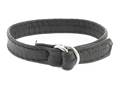 Penisriemen Leder-LUX schwarz