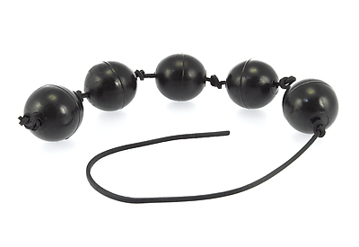 Liebeskugelkette Gummi schwarz