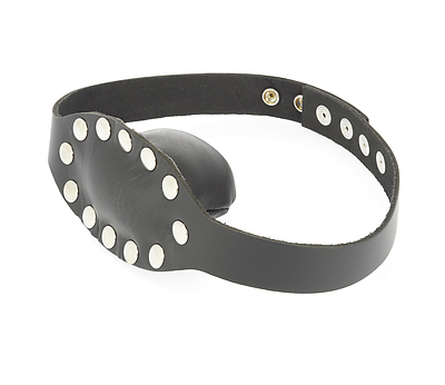 Knebel Leder mit Zahnpolster