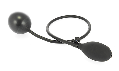 Knebel mit Handpumpe schwarz